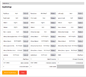 Keybinds Menu