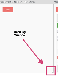 Resizing Window LingQ Observer