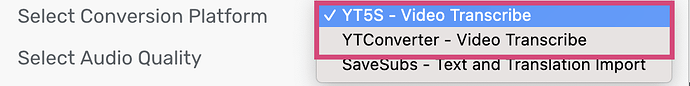 YT5S & YTConverter