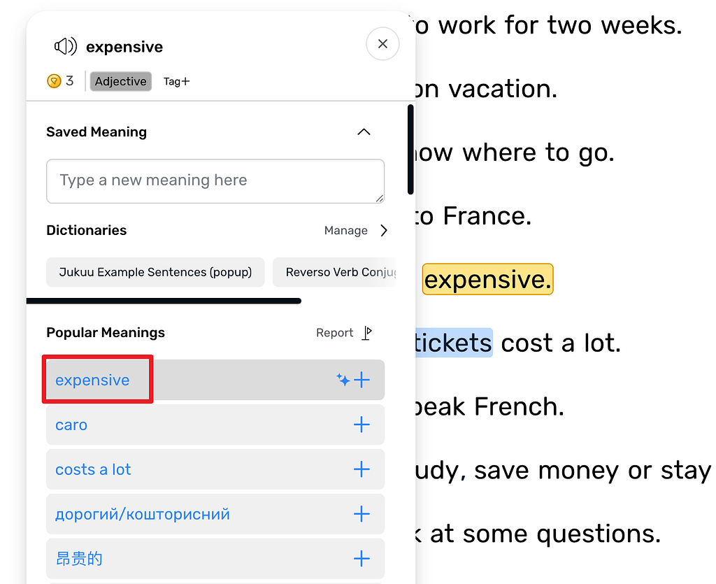 BUG AI meaning of LingQs not working Support & Feedback Forum