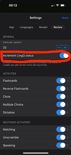 iphone app setting